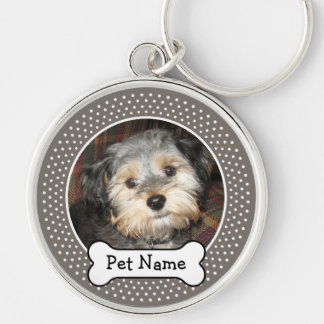 Porte-clés Photo personnalisée pour animaux de compagnie avec