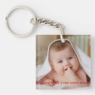 Porte-clés Photo personnalisée pour bébé