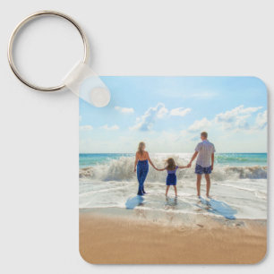 Porte-clés Photo personnalisée Texte Porte - clé Cadeau Votre