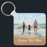 Porte-clés Photo personnalisée Texte Porte - clé Votre famill<br><div class="desc">Photo et texte personnalisés - Unique votre propre design - Famille personnalisée / Amis ou Cadeau personnel - Ajouter votre texte et photo - Redimensionnez et déplacez des éléments avec l'outil de personnalisation ! Choisissez la police / taille / couleur ! Bonne chance - Soyez heureux :)</div>