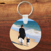 Porte-clés Photo personnalisée - Votre propre design - Avec M (Recto)