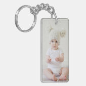 Porte-clés Photo personnelle personnalisée (Devant gauche)