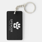 Porte-clés Photo Pet commémoration (Dos)