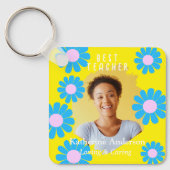 Porte-clés Photo Professeur Exceptionnel Daisy Jaune Clair (Recto)