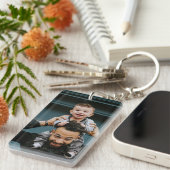 Porte-clés Photo simple de première Fête des pères (Devant droit)