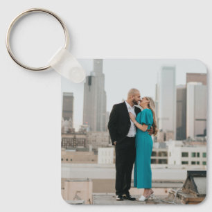 Porte-clés Photo souvenir de mariage personnalisé