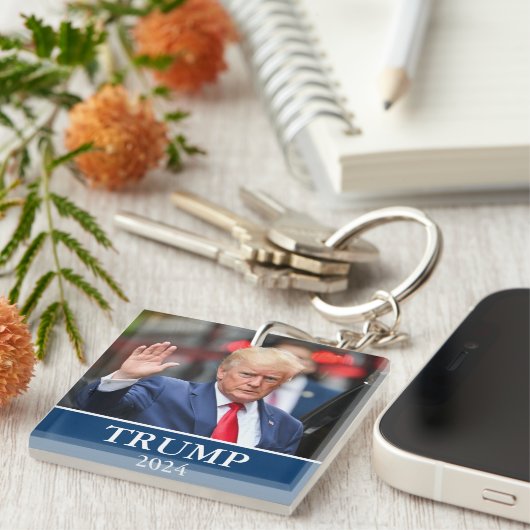Porte-clés Photo Trump (Devant Droit)