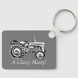 Porte-clés photo vintage Gray massey tracteur fergison