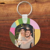 Porte-clés Photo Whimsical Modern Art Abstrait (Recto)