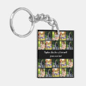 Porte-clés photocollage et texte (Devant gauche)