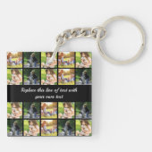 Porte-clés photocollage et texte (Dos)