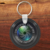 Porte-clés Photographe et photographe Business Camera Lens (Recto)