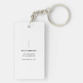 Porte-clés Photographe Full Simple (Dos)