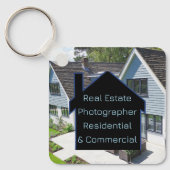 Porte-clés Photographe immobilier Code QR (Recto)