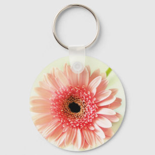 Porte-clés Photographie de gerbera rose frais