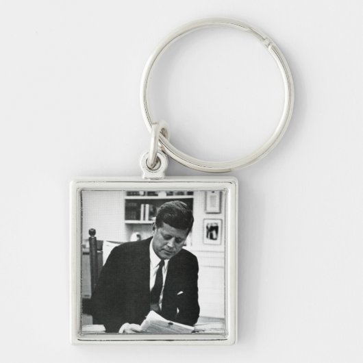Porte-clés Photographie de John F. Kennedy 2 (Devant)