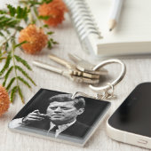 Porte-clés Photographie de John F. Kennedy 3 (Devant Droit)