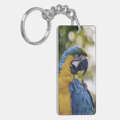 Porte-clés Photographie de portrait de profil de perroquet (Devant gauche)