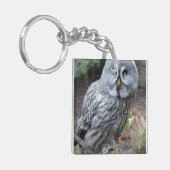 Porte-clés Photographie du portrait d'hibou (Devant gauche)