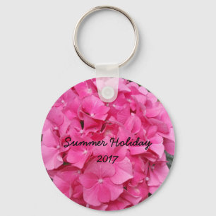 Porte-clés Photographie florale rose Nature