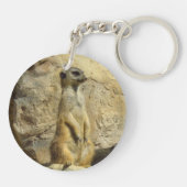 Porte-clés Photographie mignonne de meerkat (Dos)