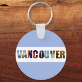 Porte-clés Photos de voyage de Vancouver Canada (Verso)