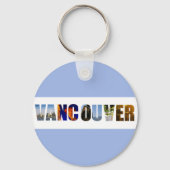 Porte-clés Photos de voyage de Vancouver Canada (Verso)
