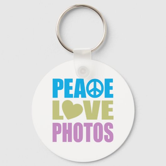 Porte-clés Photos Peace Love (Recto)