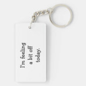 Porte-clés phrase drôle du génie de Paul Klee (Dos)