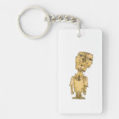 Porte-clés phrase drôle du génie de Paul Klee (Devant)