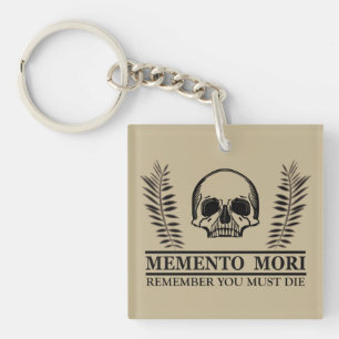Porte-clés Phrase latin - Saisir le jour - Memento Mori 