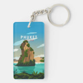 Porte-clés Phuket Thailand Retro (Dos)