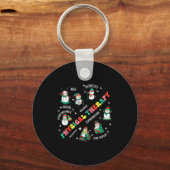 Porte-clés Physical Therapy Christmas Snowman Pt Physical The (Recto)