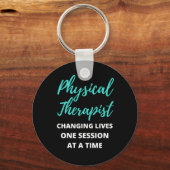 Porte-clés Physothérapie Changer la vie Une séance (Recto)