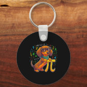 Porte-clés Pi Dachshund Math Pi Math Drôle Symbole de jour de (Recto)