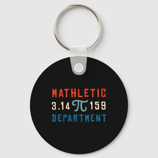Porte-clés Pi Day 2025 Math Lover Mathématiques Mathletic Dep (Recto)