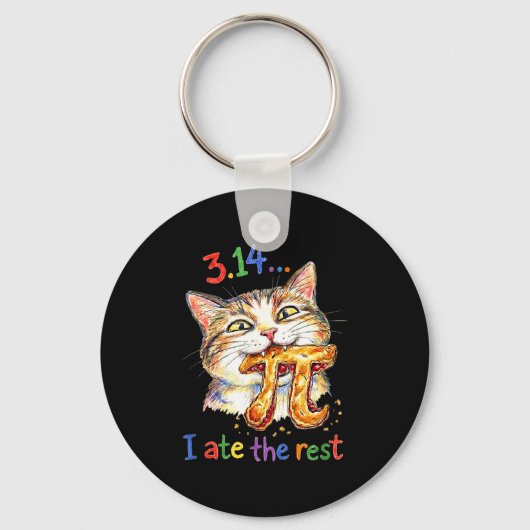 Porte-clés Pi Day 3.14 Funny Pie Menu Poster _ Math Lover Déc (Recto)