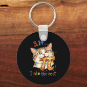 Porte-clés Pi Day 3.14 Funny Pie Menu Poster _ Math Lover Déc (Recto)