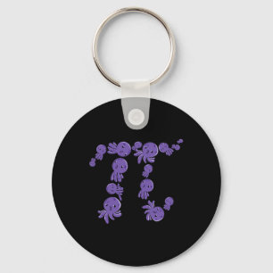 Porte-clés Pi Day Funny Octopi Octopus Sea Life Pi Symbole Ma