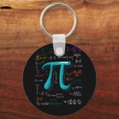 Porte-clés Pi Day Math Equation Mathématique Enseignant (Recto)