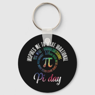 Porte-clés Pi Day M'Inspire De Prendre Des Décisions Irration