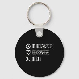 Porte-clés Pi Day Peace Love Math Geometry Trigonometry