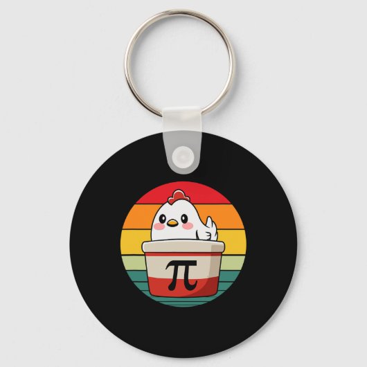 Porte-clés Pi Day Picken Pot Pie Funny Math Enseignant Nerd G (Recto)