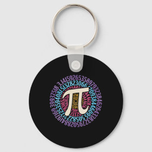Porte-clés Pi Day Shirt Circulaire 3.14 Pi Math Students Scho