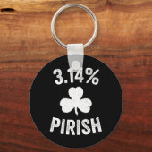 Porte-clés Pi Day St. Patrick's 3.14 Irish Funny Pirish Math (Recto)
