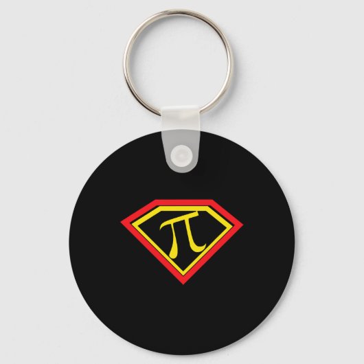 Porte-clés Pi Day Superpi Pi Superhero Mathématiques enseigna (Recto)