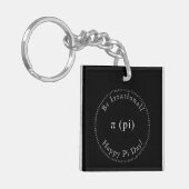 Porte-clés Pi, L'Irrationnel Porte - clé Mathématique Constan (Devant gauche)