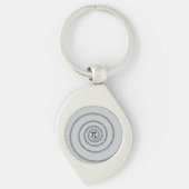 Porte-clés Pi spirale Cliquez sur Personnaliser pour modifier (Devant)