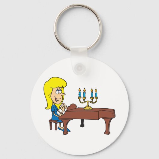 Porte-clés Pianiste (Recto)