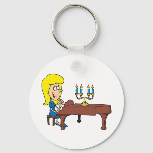 Porte-clés Pianiste (Verso)